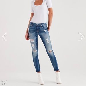 7 For All Mankind ankle skinny distressed - NEW!